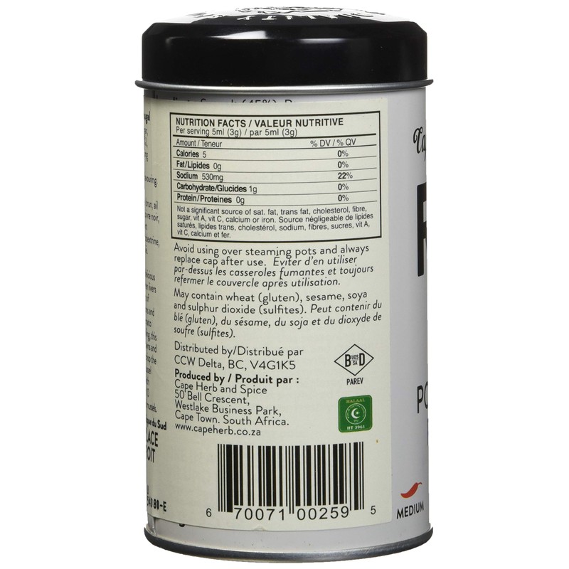 Cape Herb & Spice - Portuguese Peri-Peri Rub, No MSG,