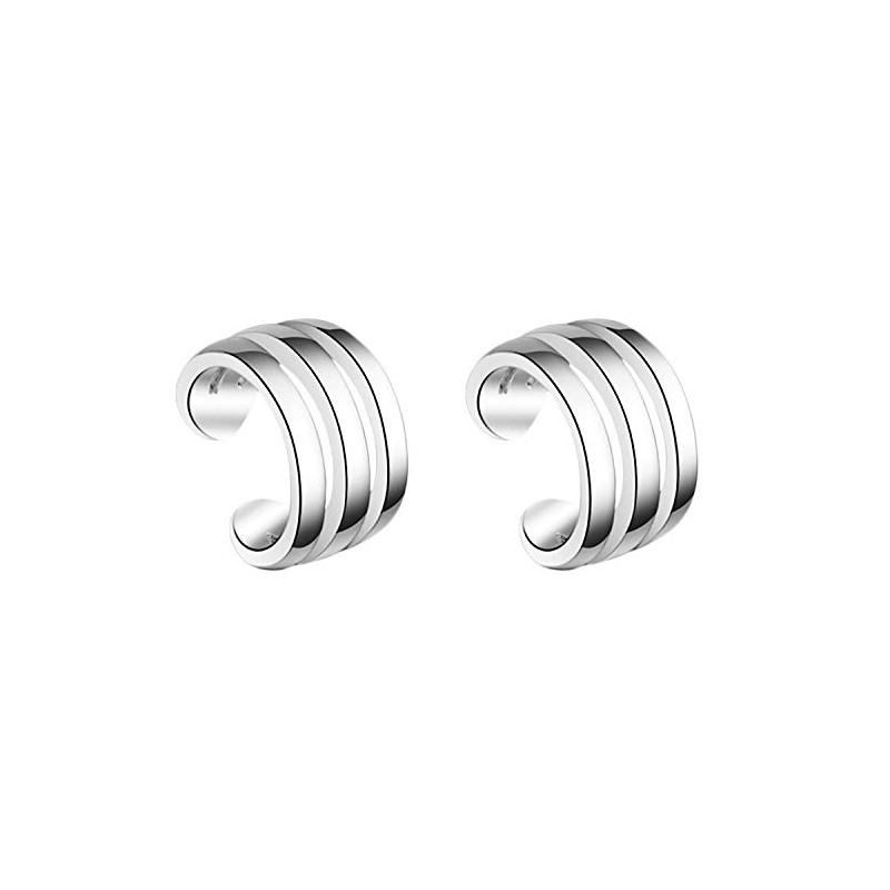 MYA art Women's Ear Cuff Earrings 925 Silver Geometric Ear