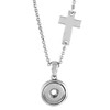 Ginger Snaps Petite Sideways Cross Necklace