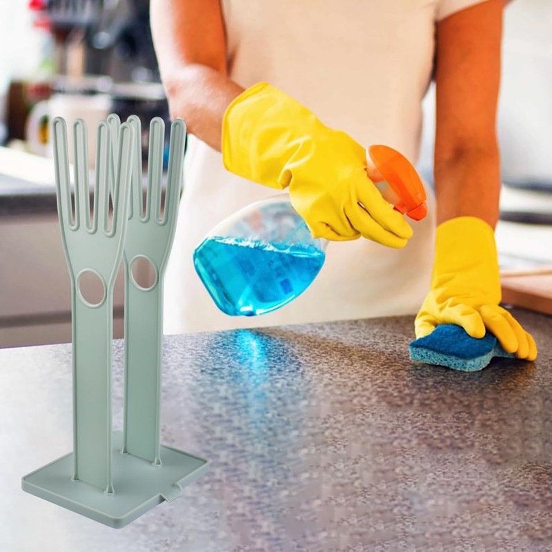 Bntyok Kitchen Gloves Holder Mitten Dryer Reusable Plastic Washing Rack