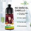 Shampoo Tinte Cubre Canas Rojo Vino Herbishh 500ml