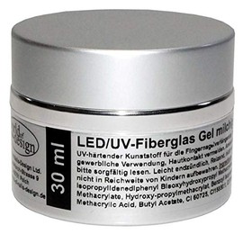 Premium LED / UV Gel Fibreglass Pink Milky Thick Viscosity 30 ml Builder Gel 1 Phase