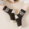 Children Socks Mid Calf Combed Cotton Thickened Cartoon Pattern Toddler