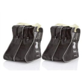 Portable 2 Pack Boots Storage,Short Boots Storage/Protector Bag, Boots Cover(Black)