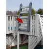 Swing-Up Ladder Steps for use with Fanta-Sea Pools-Brown