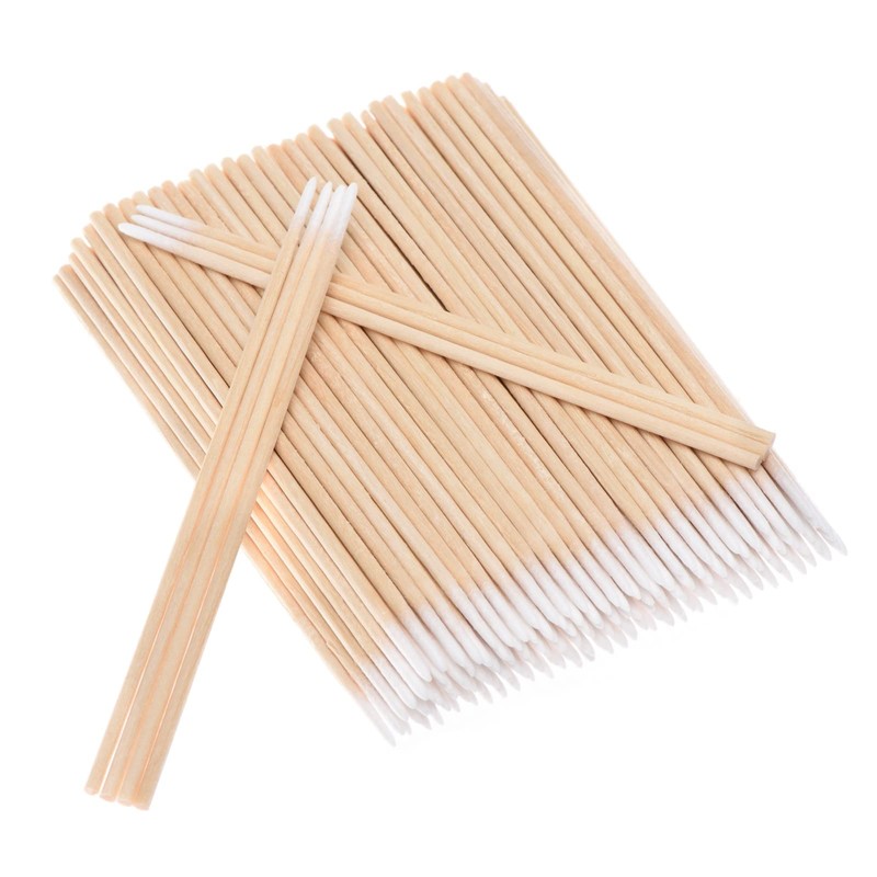EKYSSO 600 Counts 4 Inch Microblading Cotton Swabs, Microblading Supplies,