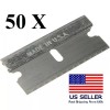 Razor 50 pc Razor Blades Single Edge Extra Sharp Super