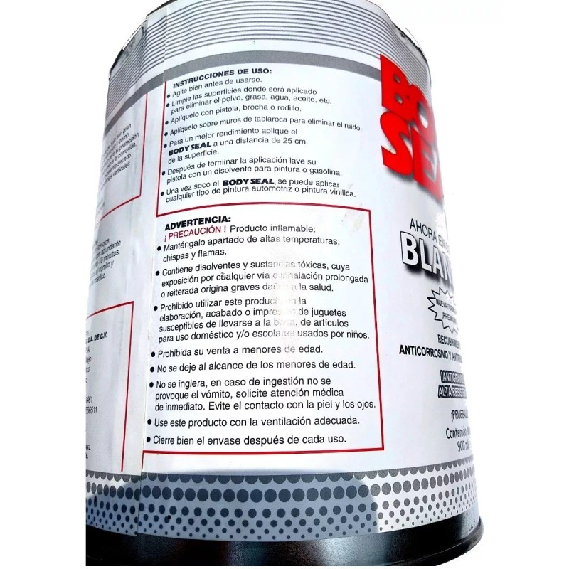 Body Seal Recubrimiento Blanco Ahulado Galón + Pistola