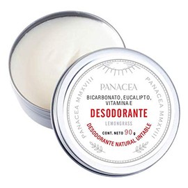 Desodorante natural de LEMONGRASS, untable de potente acción. Libre de aluminio y parabenos. Contiene bicarbonato, lemongrass, eucalipto y vitamina E. 100% ingredientes naturales, sin químicos. 90g