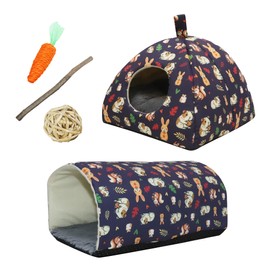 Carbonell and Son Guinea Pig Hideout - Guinea Pig Tunnel, Bunny and Rabbit Bed, Rabbits Accessories, Hamster and Chinchilla Toys, Small Animal Hideout, Ferret Bed, Hamster Chew Toys, Rabbit Hideout