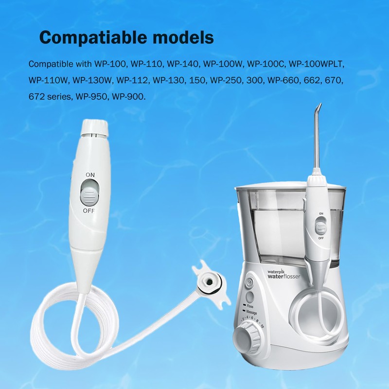 Oral Hygiene Accessories Replacement Hose and Handle Parts Compatible with