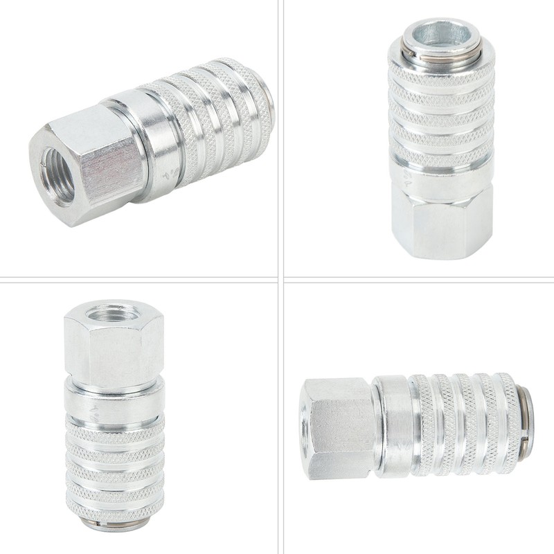 PD242 Series Test Port Steel 1/4in 18NPTF Thread Impact Resistance