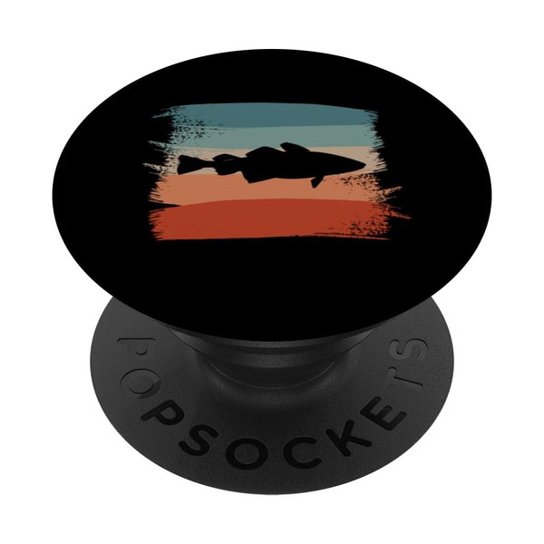 Retro Vintage Haddock Haddocks PopSockets Standard PopGrip