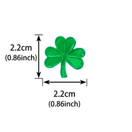 Green Party Table Scatter Confetti - St. Patrick's Day Shamrock Foil Metallic Sequins Confetti Lucky Irish Clover Party Sprinkles Confetti Decorations, 60g