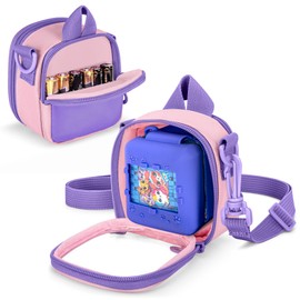 GRAOSO Carrying Case Compatible with Bitzee Interactive Toy Digital Pet, Portable Bag with Shoulder Strap for Virtual Electronic Pet Accessories,Pink (Bag only)