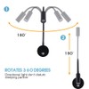 WisHomee Dimmable RV Reading Light with USB Charging Port, DC