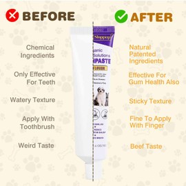 Toothpaste | Teeth Cleaning and Fresh Breath Dental Care for Scottish Deerhound and Other Hound Dogs | Soothes Inflamed Gums | Safe for Puppies | Vet Formulated 1 Pack (2.4 OZ)