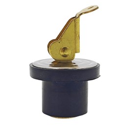 TopHomer 3/4" Marine Boat Brass Drain Plug Kit, with Snap Buckle Design; Durable Rubber Sealing Plug for Boat Sinks and Baitwells; Reliable Garboard Drain Plug