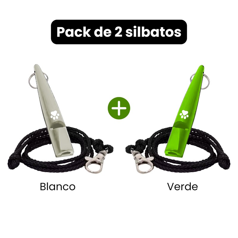 TECET® ️ Pack of 2 Dog Training Whistles | Powerful