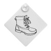 'Work Boot' Suction Cup Car Window Sign (CG00025203)