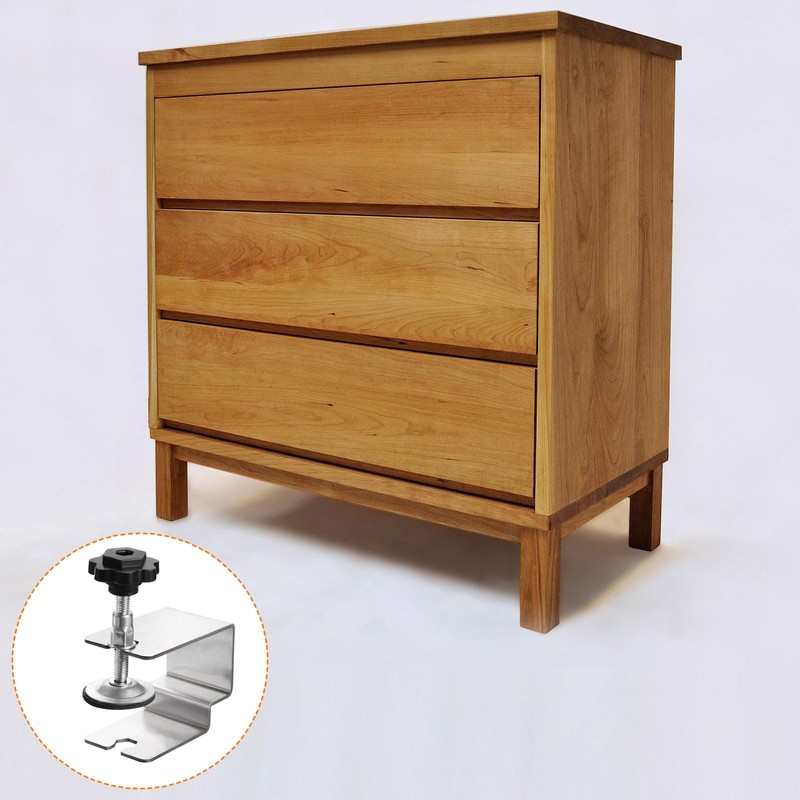 sourcing map Drawer Front Installation Clamps, Stainless Steel Cabinet Jig
