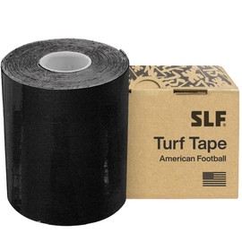 SLEEFS Black Turf Tape Football - Extra Wide Waterproof Sports Athletic Tape - Flexible Breathable Ultra Sticky for Arms, Wrists, Ankles, Injuries - Lacrosse, Soccer, Baseball, Basketball