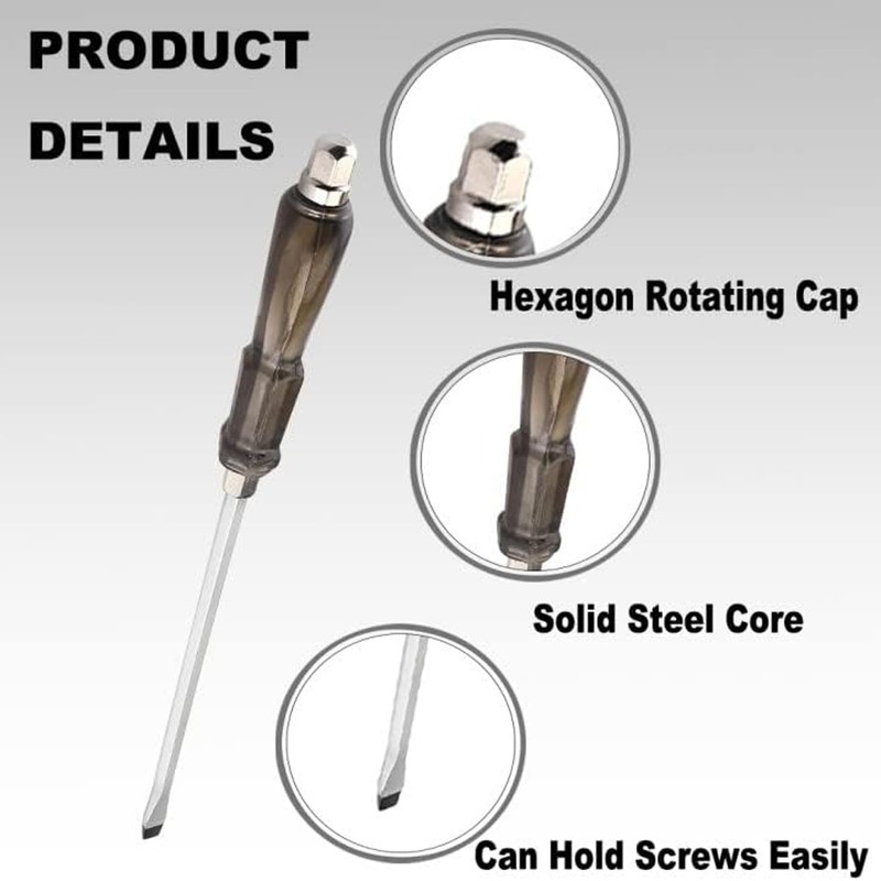 Utoolmart Slotted Impact Screwdriver 10 Inch Keystone Demolition Driver Magnetic