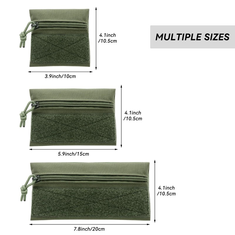 Qavctw Tactical Admin Bag with Velcro for Tools, Storage Bag,