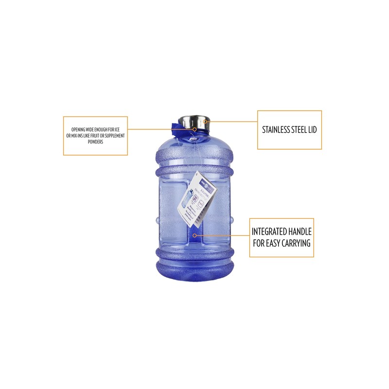 New Wave Enviro Iconic 2.2 Liter BPA Free Water Bottle