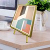 Metal Easel Plate Stands for Display,Mirror Easel Stand Picture Frame