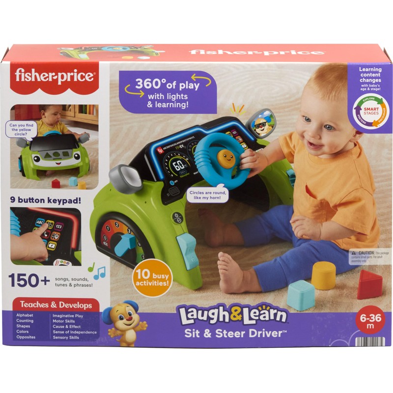 Fisher-Price Baby & Toddler Learning Toy Laugh & Learn Sit