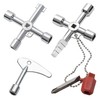 3 Pcs Meter Box Keys, 7 in 1 Radiator Key