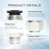 cnaodun 53 Pcs Air Line Quick Connect Fittings Kit 1/8"