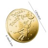 DALIweigo Tooth Fairy Coin Lost Teeth Reward Commemorative Coin Souvenir