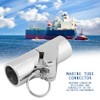 DEWIN Marine Tube Connector, Marine Stainless Steel Folding Swivel Coupling
