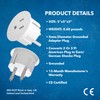 OREI American USA To European Plug Adapter – Type E/F