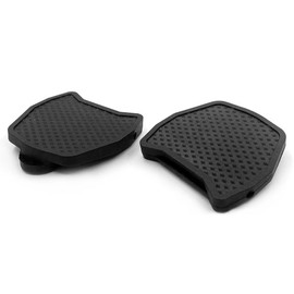 SPD click pedals, 1 pair of non-slip pedal plates, changes click pedals to flats, pedal plate for click pedals
