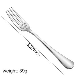 Gifts for Dad Father Day Gift I Forking Love You Fork Engraved Gifts for Dad Birthday Christmas Gift from Daughter Son Wife Daddy Dad Father Dinner Forks