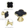 Clover Cabinet Knobs Black Four Leaf Clover Kitchen Knobs and