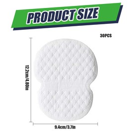 KEQAR 30 Antiperspirant and Absorbent Pads, Armpit Pads, Odour Barrier Pads, Antiperspirant Pads, Men and Women Underarm Protection Pads