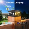 NIORSUN Solar Post Lights Outdoor, Fence Post Solar Lights Warm