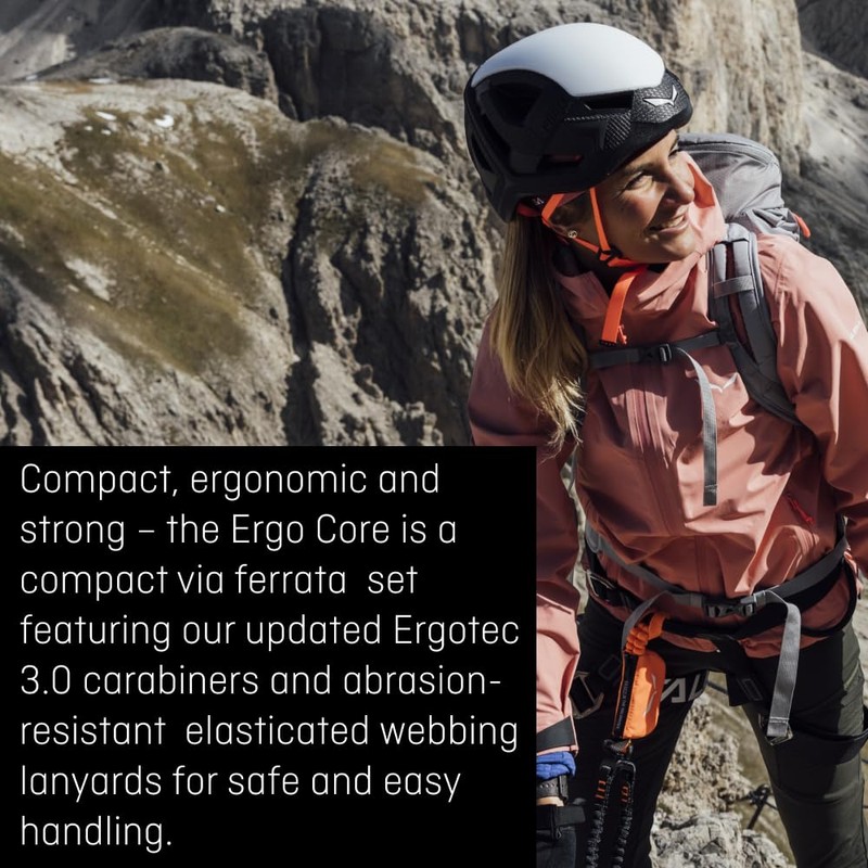 Salewa Ergo Core Via Ferrata Set , Black
