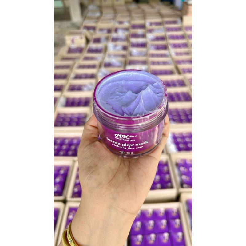 MK face skincare soap cream whitening cleasing soao