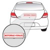 Driving school magnetic signs, magnetic foil driving school equipment, driving