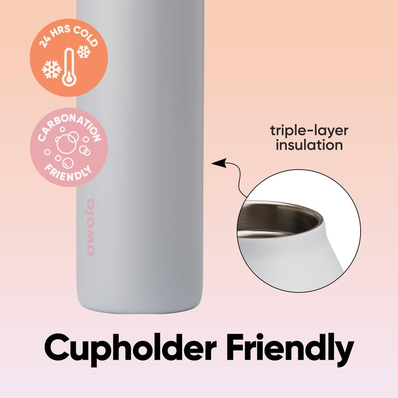 Owala FreeSip Twist Insulated Stainless Steel Water Bottle with Straw