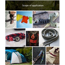 Kimaru 9 Strand 550 Strong Paracord 328 Feet (100 Meters) 4mm Rope for Camping, Tent Fixing Rope, Outdoor Survival Cord (Army Green)