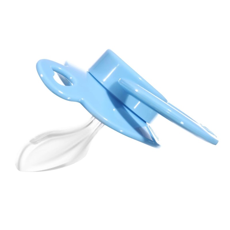 Landofgenie Adult Size Dummy Large Teat Shield Dummy Blue