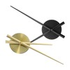 Levemolo Retro Style Metal Clock Kit Simple Elegant Bedroom Wall
