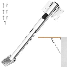 Aluminium Alloy Telescopic Foldable Support Bracket, Automatic Locking Folding Hidden Slant Support Desktop Extension for RV Boat Pontoon Camper Work Leaves