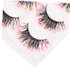FRCOLOR Natural False Eyelashes Fluffy Wispy Lightweight Glitter Makeup Lashes